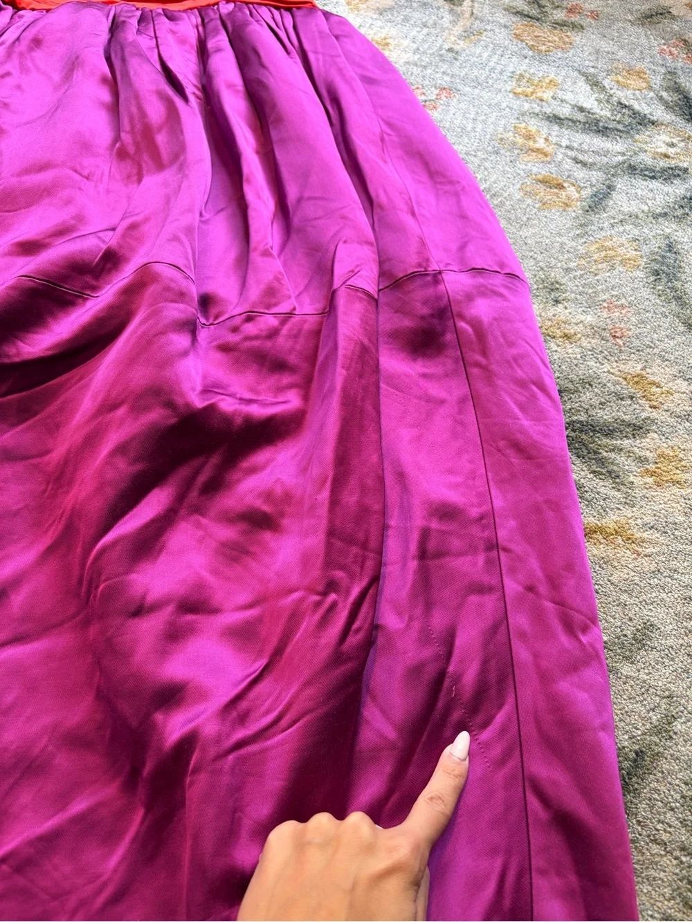 HARBISON Corset Colorblock Designer Dress Size 6 - Picture 3 of 8